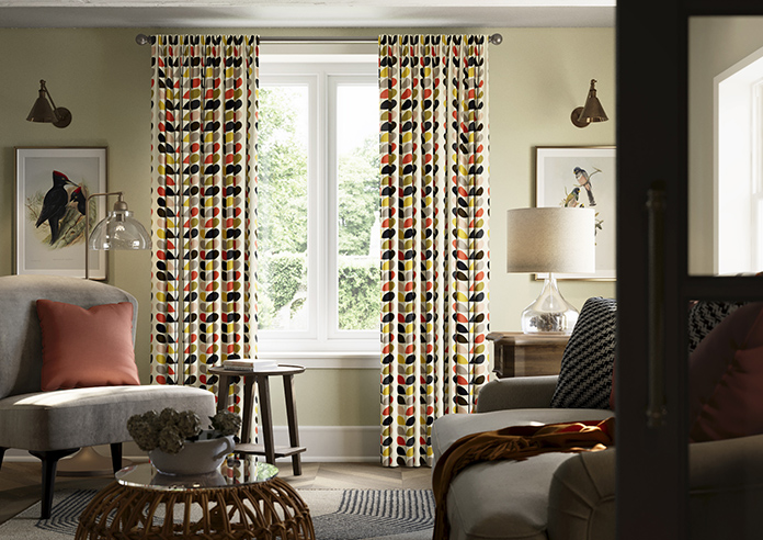 Orla Kiely Multi Stem, Tomato - Made to Measure Curtains - Image 3